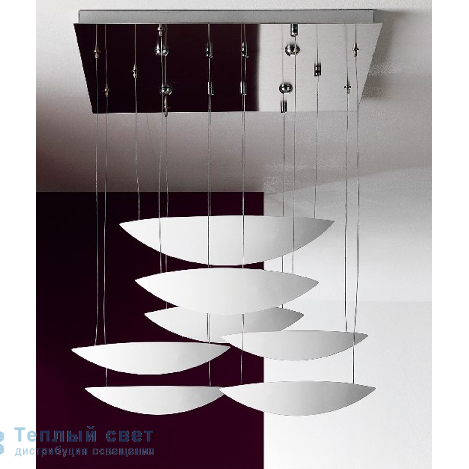 Zambelis 1220 PENDANT LIGHT 6L G9 50*50 BLACK/WHITE/COPPER-GOLD-SILVER LEAF подвесной светильник Zambelis 1220 PENDANT LIGHT 6L G9 50*50 BLACK/WHITE/COPPER-GOLD-SILVER LEAF подвесной светильник