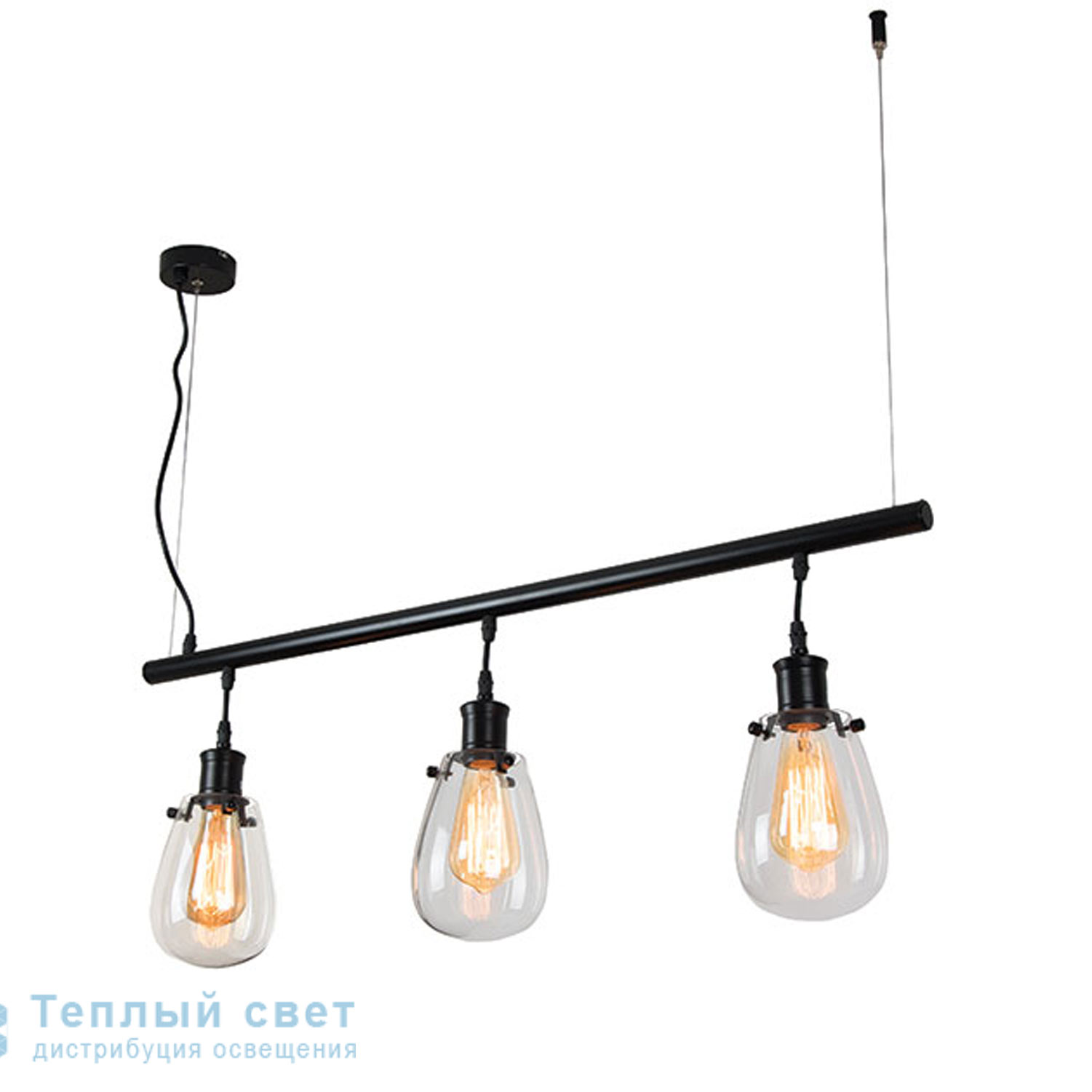 Zambelis 16109 PENDANT LAMP 3L E27 BLACK METAL-GLASS подвесной светильник Zambelis 16109 PENDANT LAMP 3L E27 BLACK METAL-GLASS подвесной светильник