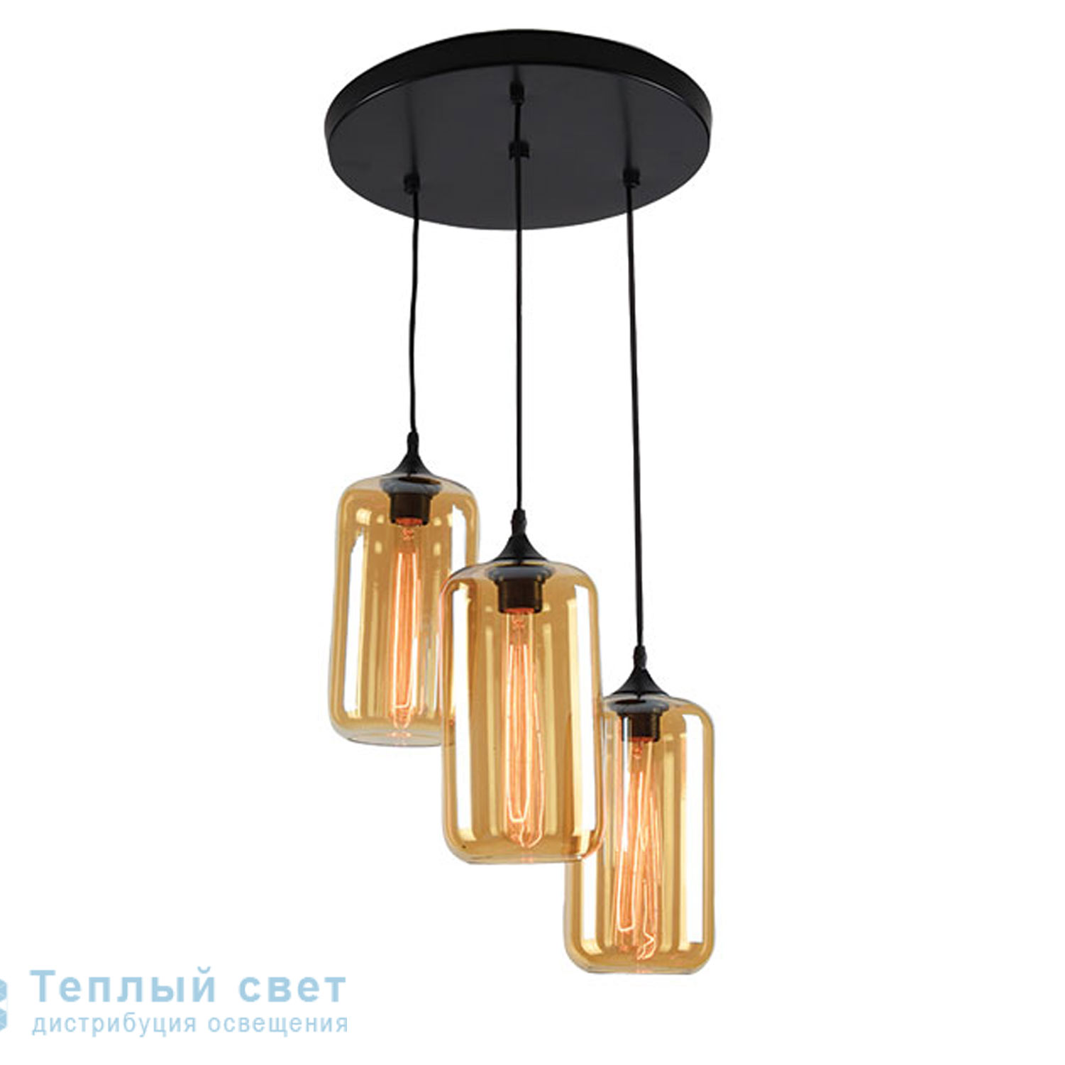 Zambelis 1650 PENDANT LIGHT 3L E27 D38  CHAMPAGNE GLASSES подвесной светильник