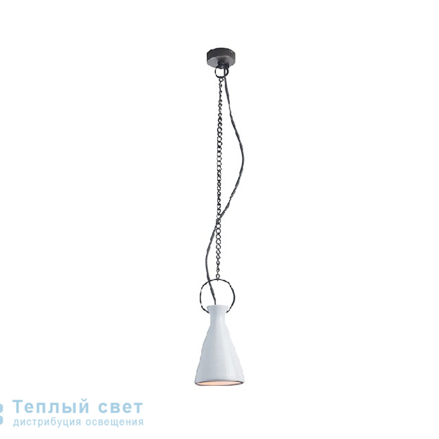 Zambelis 17064 PENDANT LIGHT 1L E14 D13 WHITE CLAY подвесной светильник Zambelis 17064 PENDANT LIGHT 1L E14 D13 WHITE CLAY подвесной светильник