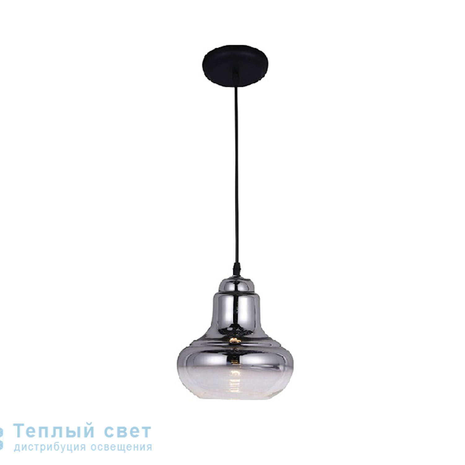 Zambelis 17080 PENDANT LIGHT 1L E27 D19 SILVER GLASS подвесной светильник Zambelis 17080 PENDANT LIGHT 1L E27 D19 SILVER GLASS подвесной светильник