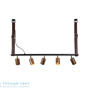 Иконка Zambelis 16121 PENDANT LIGHT 5L GU10 BLACK/COPPER RUSTY METAL-LEATHER подвесной светильник
